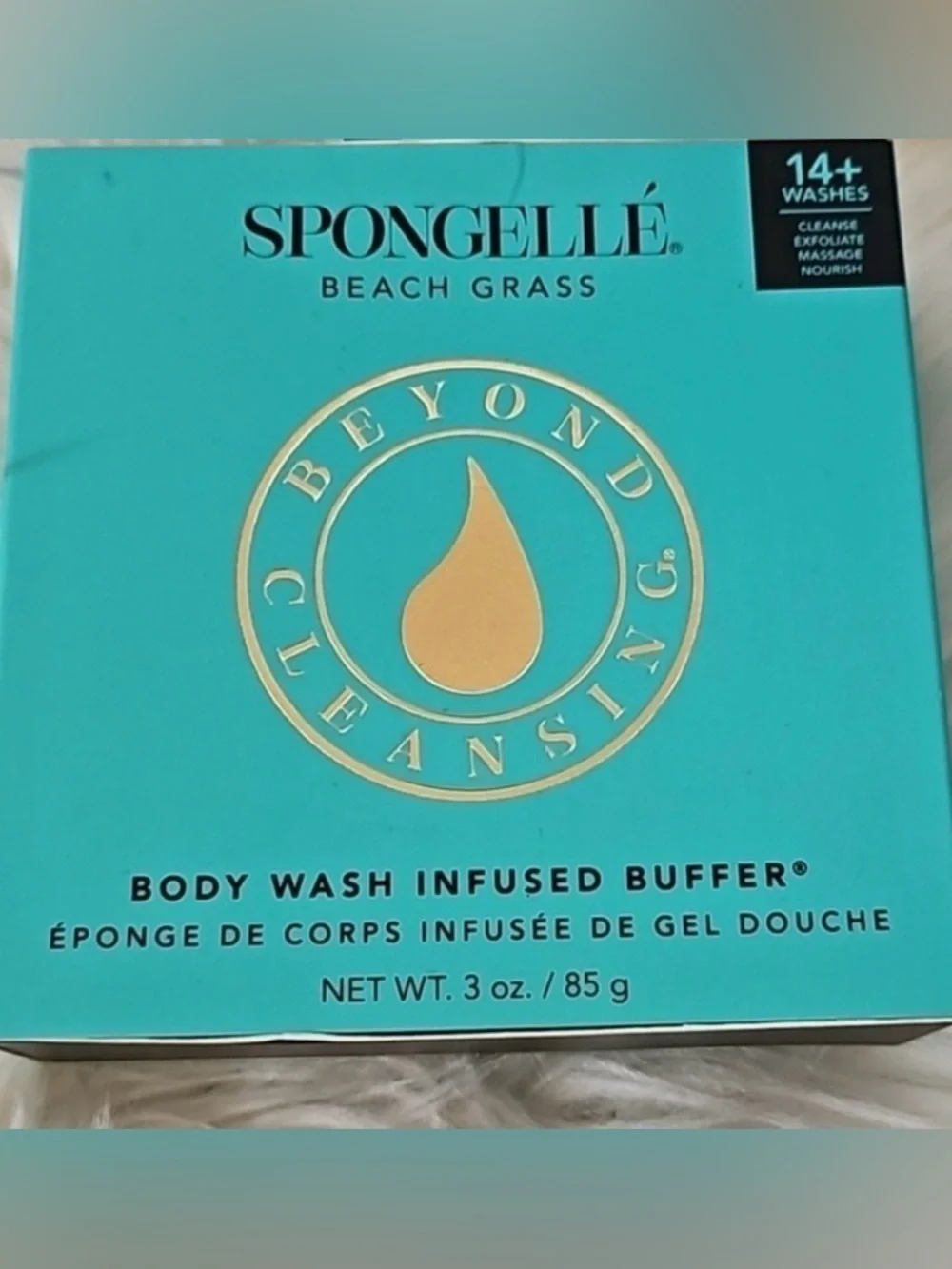 Spongelle Beach Grass and Pumpkin Spice Body Wash Infused Buffers NIP